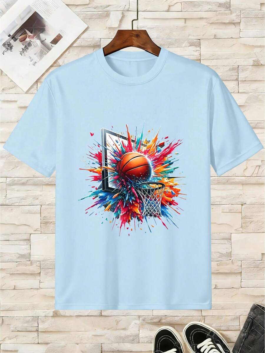 Shooting Cotton T-Shirt For Children - Burgundy - View 1