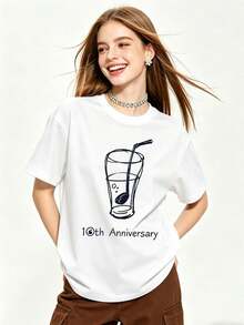 Women T-Shirts - White - View 5