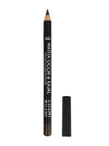 COSMI MILANO Multicolored Kajal Eye Pencil 100% Made In Italy, Creamy Smooth Texture, High Pigmentation, Long-Lasting Anti-Stretch Marks, Suitable For The Inner Eye Contour And Sensitive Skin, Y2k Natural And Dramatic Effect, Compact Portable, Must-Have Essential Make Up Eye Makeup Unmissable Summer Makeup, Perfect For Parties, Meetings, Beach, Travel And Holidays. - 胡桃木 313 - 查看 5