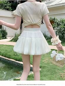 Women Skirts - White - View 5