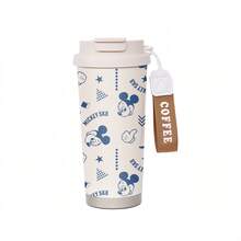 Disney Mickey Mouse "MICKEY SK8" All-Over Print Insulated Coffee Cup With Wrist Strap,Stainless Steel, Coffee Cup With Lid,Dual-Drink Design, And Durable - Multicolor - View 7