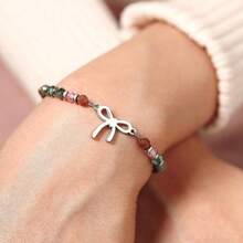 Pulseras con lazo para mujeres y adolescentes, regalos de cumpleaños únicos para mujeres, amigas, hermanas, hijas, nietas, sobrinas en graduación, Pascua, Día de la Madre, Navidad, accesorios de joyería - Hermana - Ver 5