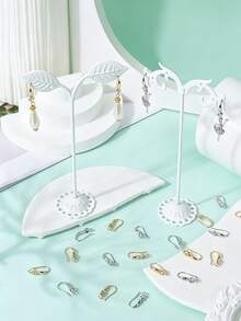 A Set Of 4 Pairs Of 18K Gold Plated 925 Sterling Silver Ear Hooks, Hypoallergenic Material With Cubic Zirconia Ear Wires And Open Design, Suitable For Both Men And Women. They Are An Ideal Choice For Making Jewelry And Accessories. - Ear Hook Pendant - View 7
