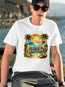 Men T-Shirts - White - View 2