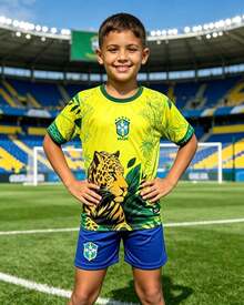 Brazilian National Team Children's Kit - Yellow Of The  2026 - Màu vàng - Xem 1