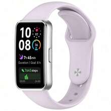 Soft Silicone Compatible With Huawei Band 10 9 8 Durable Comfortable Adjustable Size Smart Watch Straps For Men Women - one-size - View 10