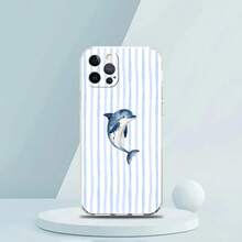 Funda de teléfono transparente de TPU suave con diseño de árbol, pato y flor de limón para iPhone 17 16 15 14 13 12 11 Pro Max Plus 17 AIR Shell - B5 - Ver 11