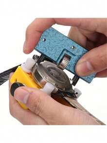 1pc Watch Repair Fixing Block, Watch Repair Tool, Watch Maintenance Tool, Watch Fixing Clamp, Watch Repair Accessory, Watch Back Cover Opening Fixing Rack, Watch Battery Replacement Tool, Professional Watch Repair Tool, Practical Watch Fixing Bracket, Watchmaker Watch Repair Accessory, Watch Enthusiast Watch Repair Tool, Manual Watch Repair Tool - Yellow - View 8