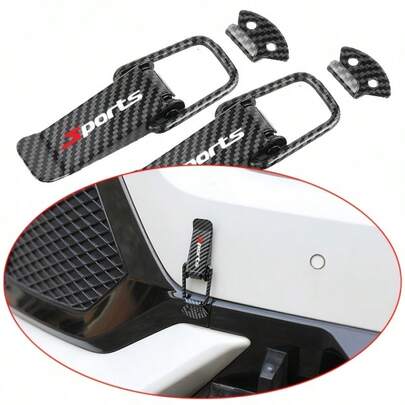 Kẹp cản xe đa năng, phụ kiện ô tô thiết kế theo chủ đề thể thao, chốt cố định chắc chắn để độ thân xe, phù hợp với nhiều mẫu xe.