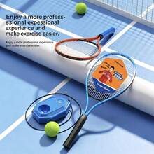Tennis Trainer Elastic Ball With Rope, Self-Bouncing Rebound Ball For Solo Fitness Training, Beginner Exercise Equipment - Multicolor - View 8