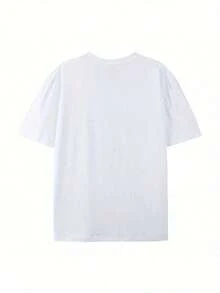 GasMaskAce T-Shirt | 100% White Fashionable Summer T-Shirt, Machine Washable, Fun And Playful, Cool And Funny, Funny Game Over Halloween Gifts, Crew Neck, Regular Sleeve, Digital Heat Transfer - 黑色 - 查看 2
