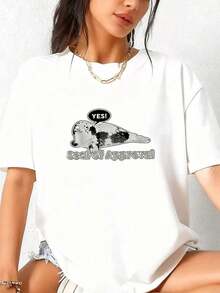 Cool Casual T-Shirt With A Print That Reflects The Characteristics Of The Scorpio Personality. - 白色 3 - 查看 6