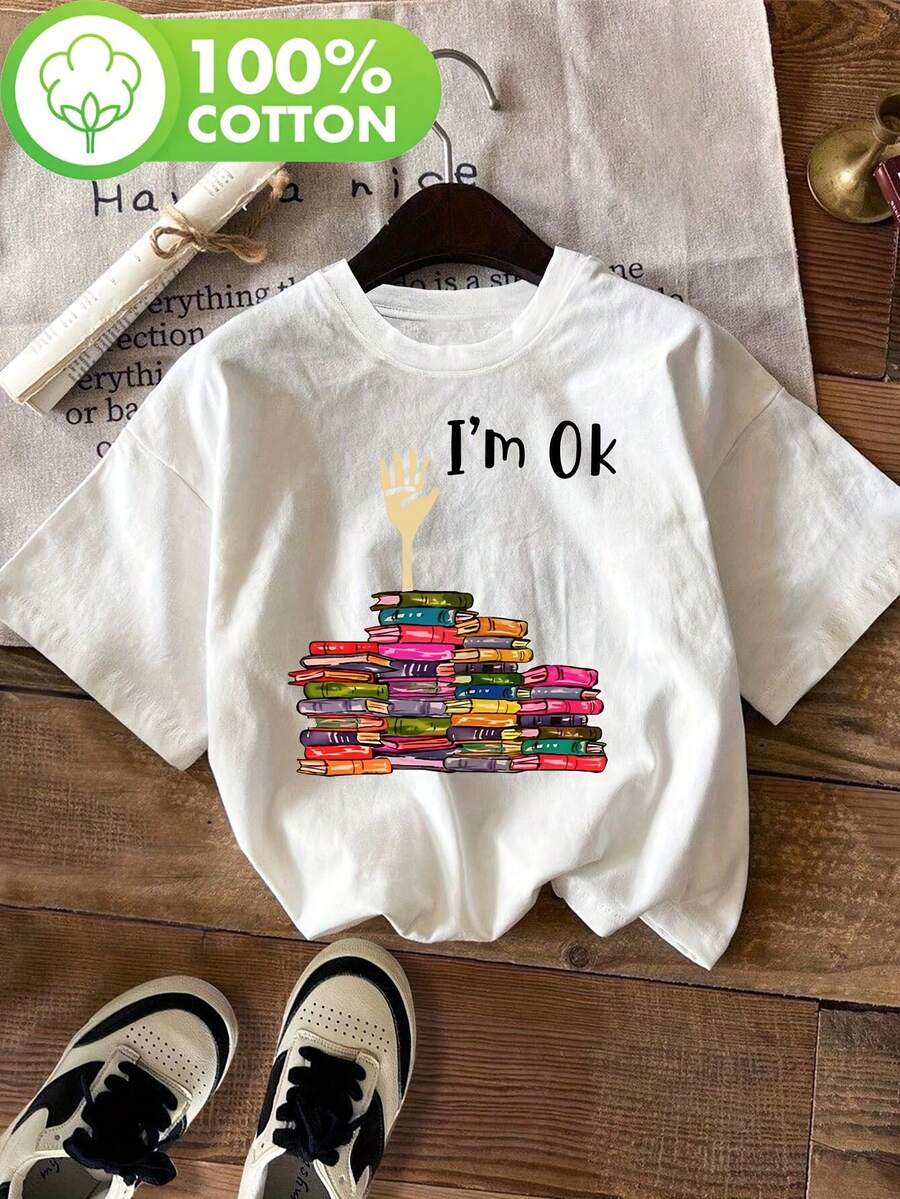 Camiseta de mujer para primavera y verano - Blanco - Ver 1
