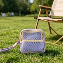 Sac organisateur de rangement en maille ultra-léger - Sac de rangement multifonctionnel de grande capacité. C'est tout simplement le compagnon parfait pour les voyages d'affaires et les sorties! - 1PC - Voir 3