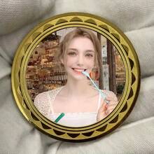 [Customized]Personalized Custom Image Craft Round Commemorative Coin Couple Photo Decorative Coin Collectible Gift - Bronze - View 4