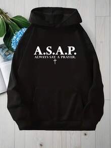 Compatible With The Atlanta To Everyone Sweatshirt - Black With White - Atlanta VS All Y-All - Graphic Print Sweatshirt, Unisex Casual Sweater, With Pocket And Durable Fabric, Machine Washable, Atlanta Themed _365 - 黑色 3 - 查看 1
