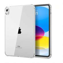 1pc Transparent TPU/Full Edge Protection/Anti-Drop Airbag/High Definition High Transparency/Silicone Soft Case/Transparent Shell/Protective Case Compatible With IPad (Air4/5/6)/(7/8/9/10th Gen)/ 11 1A16(2025) - Clear - View 1