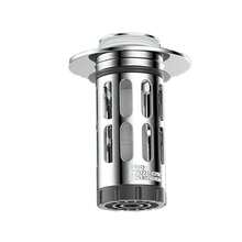 1pc Magnetic Sink Drain Stopper, Face Basin Anti-Clogging Bounce Filter, Bathroom Sink And Bathtub Accessories, Bathroom Sink Drain - Silver - View 10