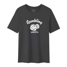Imported Direct Printing Machine, Men's Short Sleeve T-Shirt Made Of Pure Long Fiber Pima Cotton, 50 Thread Count, With A Lightweight Luxury Finish. - 淺灰紫 - 查看 12