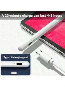 Bolígrafo táctil capacitivo exclusivo solo compatible con Apple, lápiz de pantalla de alta precisión compatible con todas las series de tabletas - Ver 2