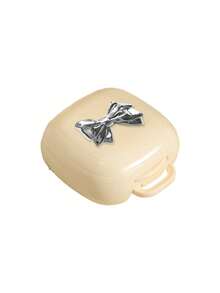 1 hộp đựng trang sức mini cầm tay có gương, trang trí nơ dễ thương, tích hợp lược nhỏ tiện dụng, có 4 màu với nơ bạc trang trí, phù hợp đựng bông tai, dây chuyền, nhẫn, phụ kiện tóc, thuốc, quà tặng tuyệt vời cho bạn gái, Ngày của Mẹ, Ngày Lễ Tình Nhân, Ngày Nhà Giáo, Giáng Sinh, Sinh Nhật - Nhiều màu - Xem 12