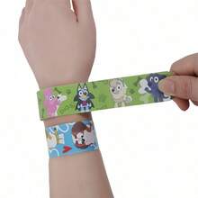 36 pezzi/set Braccialetti a schiocco a tema Bluey, braccialetti per feste a tema cane - Multicolore - Visualizzare 4
