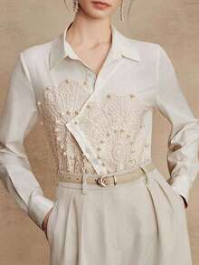 Women Blouses & Shirts - White - View 7