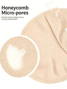 1pc Sweat Pad Summer Armpit Sweat Pads, Honeycomb Breathable, Quick-Drying, Washable, Invisible Strap Sweat-Stopping Cotton Pads, Washable Breathable, Invisible Strap Sweat Pads, Armpit Sweat Pads, Honeycomb Breathable And Quick-Drying - Multicolor - View 8