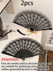 Quạt ren hoa hồng vàng tinh tế (1/2 chiếc), chất liệu ren trang nhã và đẹp mắt, chiếc quạt mát lý tưởng cho những chuyến đi, tụ họp và tiệc tùng hàng ngày, thích hợp cho chụp ảnh và khiêu vũ. - Nhiều màu - Xem 19