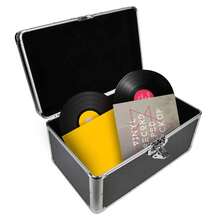 7" Storage Box Singles Vinyl Record Carry Case Tough Strong Holds 200 Uk - Black - View 6