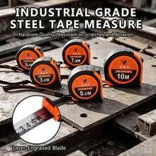 High Precision Retractable Tape Measure With Durable Leather Case, Suitable For Various Renovation And Repair Scenarios - A - View 1