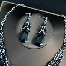 Women's Jewelry, Elegant And Fashionable, Inlaid With Rhinestones, Suitable For Weddings, Banquets, Formal Occasions - Jewelry Sets - View 10