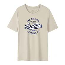 Imported Direct Printing Machine, Men's Short Sleeve T-Shirt Made Of Pure Long Fiber Pima Cotton, 50 Thread Count, With A Lightweight Luxury Finish. - 玫紅色 - 查看 1