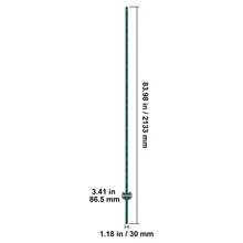 7 Feet Fence Post, 10 Pack U-Channel Heavy Duty Metal Fence Posts, Sturdy Steel Fence Stakes For Garden Yard, Lawn, Farms And Outdoor Wire Fencing, Green - 7 Feet - View 10