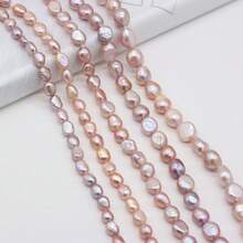 1 Strand 36cm Natural Freshwater Pearls Purple Nugget Pearl Beads For Jewelry Making DIY Women Men Necklace Bracelets Handicrafts Accessories - Nugget Pearl - View 5