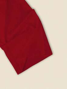2 piezas Conjunto de camiseta y pantalones a rayas casuales para mujer - Blanco y Negro - Ver 6