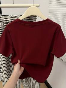 Camiseta de Mujer con Estampado de Guitarra Estilo Anime Retro - Top de Verano de Manga Corta y Corte Ajustado con Estilo Latinoamericano, Cuello Redondo, Casual y para Combinar, Lavable a Máquina. - Blanco - Ver 9