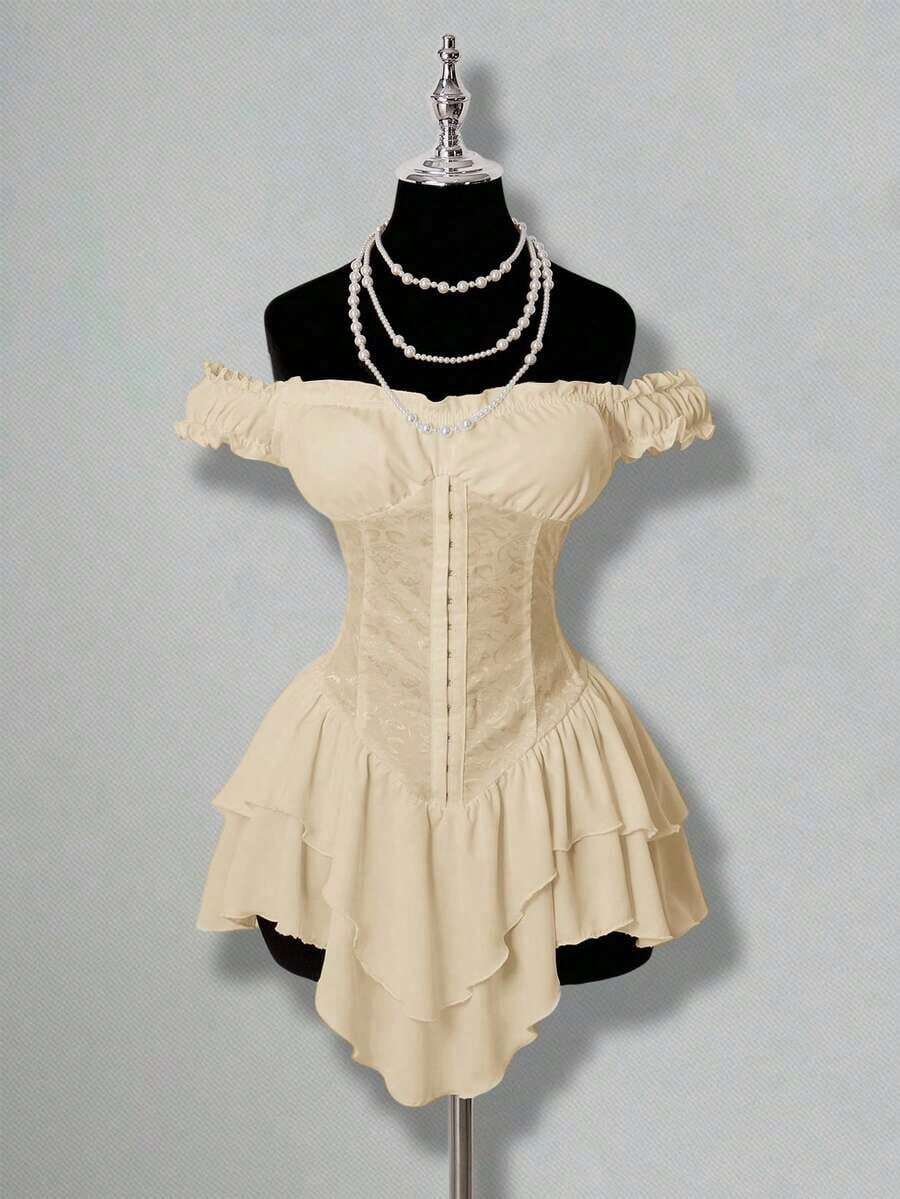 Women Midi Dresses - Beis - View 1