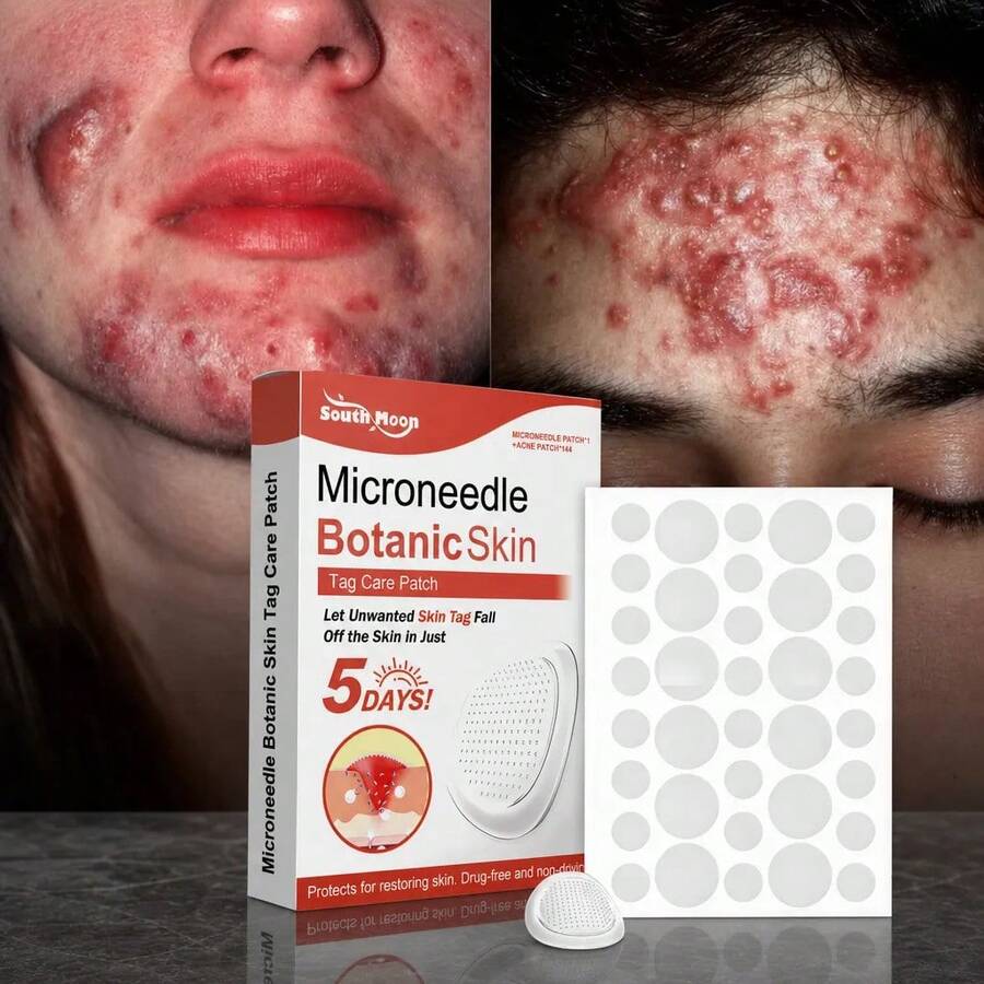 South Moon Skin Care Patch - Gently Cleanses Skin Imperfections, Refines Texture - Multi-Purpose Patch For Face, Eye Area & Body - 1 - 查看 1