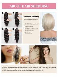 10 Inch Short Straight Bob Wig, Golden Color Highlights With Dark Roots, Suitable For Daily Makeup And Parties, High-Temperature Fiber Synthetic Hair - Blonde Ombre - View 11