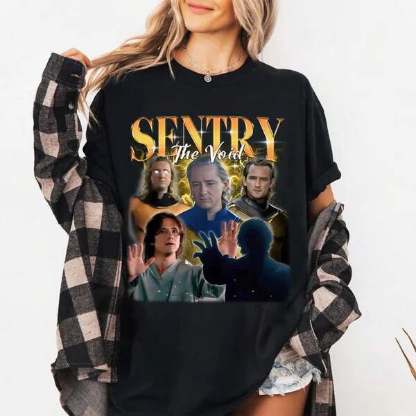 Sentry Thunderbolts Shirt: Lewis Pullman Retro MCU Unisex Tee