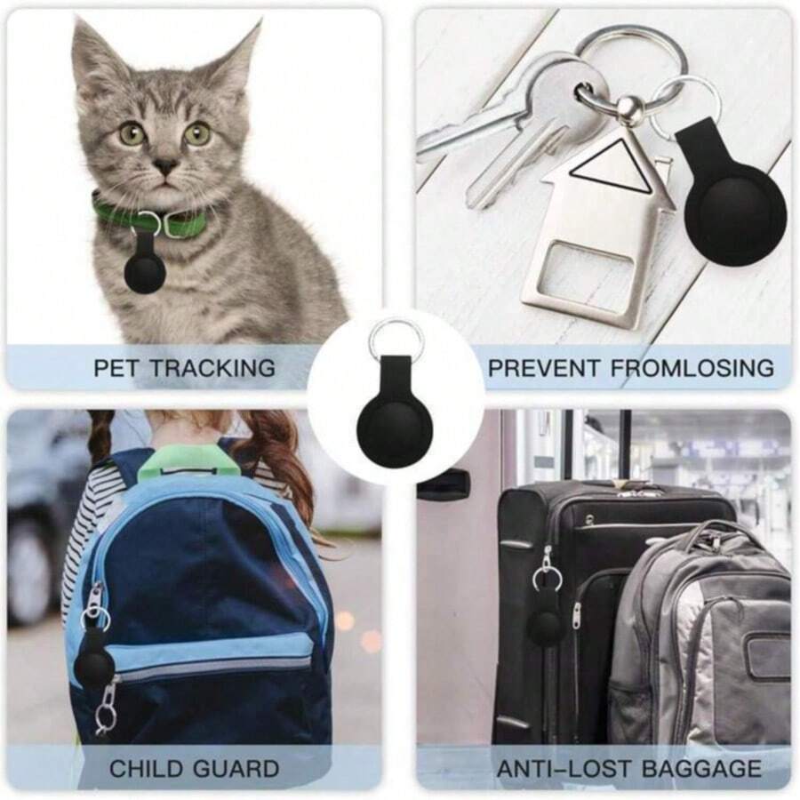 4pcs A-Tracker Smart Tags, Wireless Wallet Tracker Compatible With IPhone "Find My" App (IOS Only, Not Compatible With Android), Global Positioning Tracking For Lost Items Like Keys, Cars, Pets, Luggage, Backpacks, Suitcases, Etc., Replaceable Battery. No Monthly Fees (Select "Add Other Items" When Connecting).