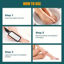 2/1pc Disposable Foot Scrubbing Board, Foot Callus & Dead Skin Remover, Foot File Tool, Foot Pumice Stone, Foot Scrubber - A - View 3