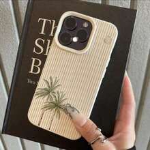 Funda para Celular con Estampado de Moda 20261pc, Material TPU, Diseño de Árbol de Rosa de Verano, Compatible con/Compatible con 17 Pro, Versión Internacional, No la Versión Nacional - Blanco 10 - Ver 4