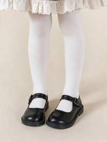 8 Pairs Of Solid Color Bottoming Pantyhose For Girls Suitable For Daily Life - Multicolor - View 6