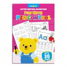 32頁可重複使用幼兒數學練習本，兒童數字描摹練習書，幼兒園加減法練習本，蒙特梭利學習禮物 - 彩色 - 查看 17