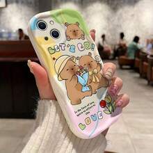 Phone Case - Adorable Capybara Design Case Compatible With Models 17, 16, 15, 14, 13, 12, 11, Pro, Max, Plus, With A Soft TPU Back Cover That Offers Drop Protection - 混合顏色 1 - 查看 4