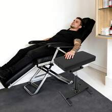 Leg Rest Footrest Arm And Leg Rest Stand, Height Adjustable Armrest Stand, For Studio - Black - View 7