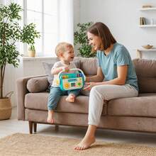 1pc Baby Early Education Radio Cartoon Music Player Portable Radio Suitable For Babies Over 1 Year Old (Batteries Not Included) - Multicolor - View 6