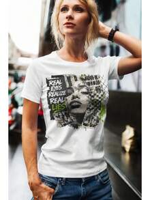 Women T-Shirts - White - View 10